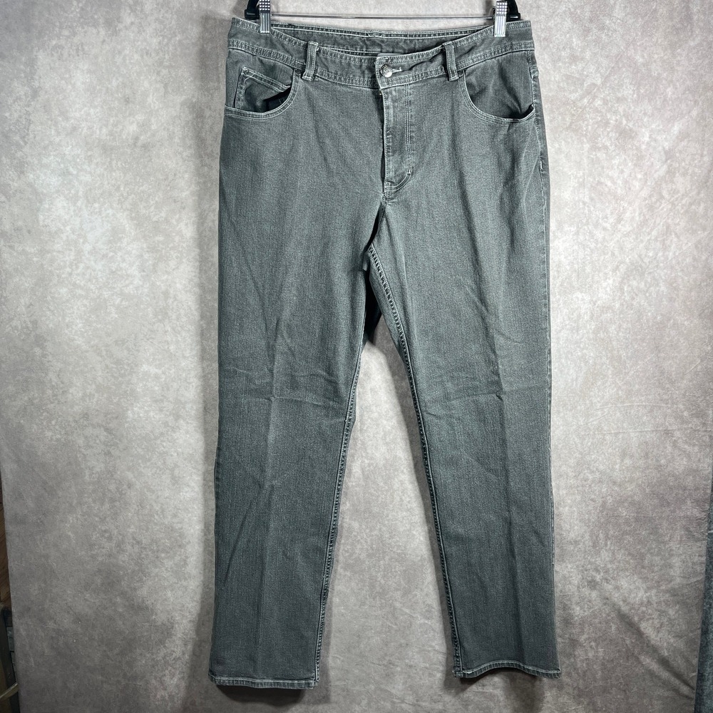Columbia Straight Fit Jeans Mens Size 38X32 Gray Denim Pockets Outdoor Casual